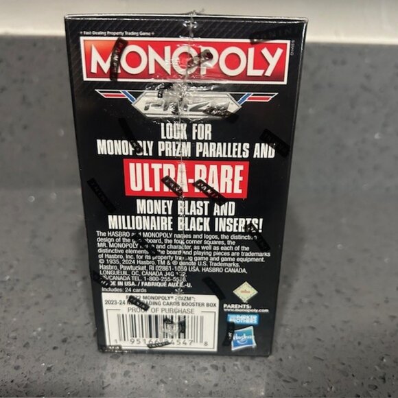 2023-24 Panini Prizm Monopoly NBA Trading Cards Booster/Blaster Box (24 Cards) - Picture 3 of 6